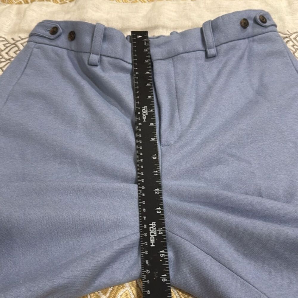 (R) Banana Republic Italian Wool Blend Wide Leg Pant, Blue SIZE 14 S br #773535 - Picture 9 of 11